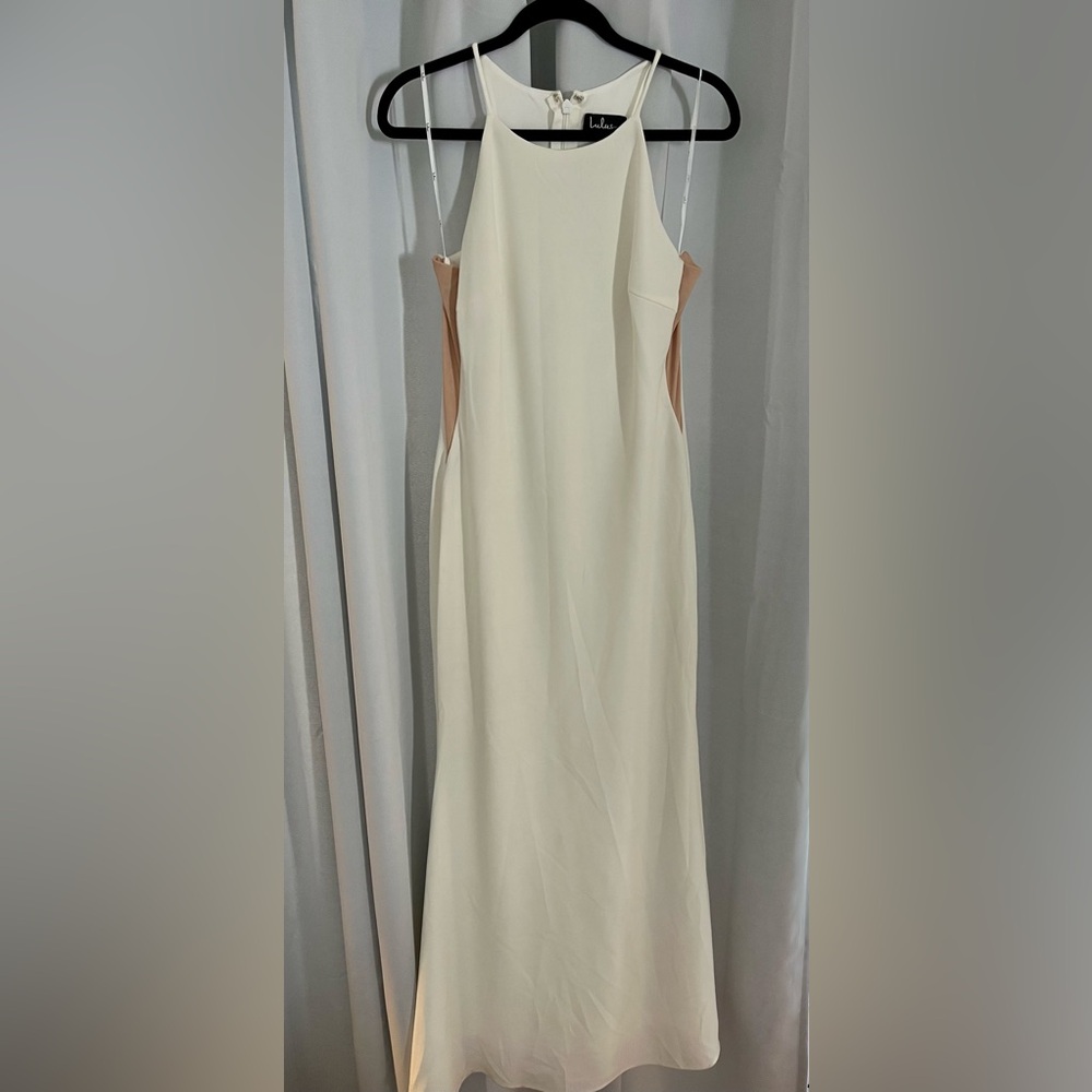Lulus Off-White Mermaid Dress